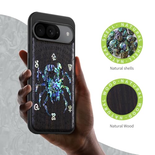 Coque Pixel 9 bois naturel gravé pour protéger votre mobile en randonnée - 2