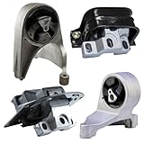 YPIVOX 4pcs Engine and Transmission Motor Mount Set Kit Front Rear Right Passenger Side for Chrysler for Sebring 2.4L/2.7L 2001-2006,for Dodge for Stratus 2.4L/2.7L 2001-2006 Completed