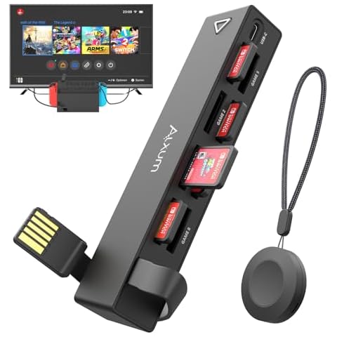 Alxum 8 EN 1 Lecteur de Cartes Switch Cover