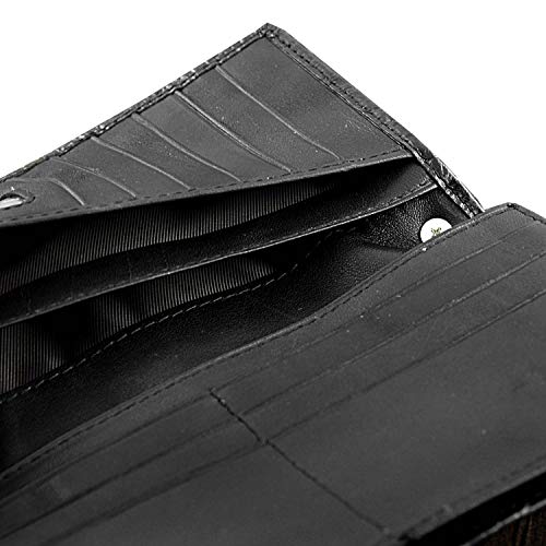 Mens Biker Genuine Leather Long Card Holder Wallet Purse With Anti Theft Pants Key Chain2