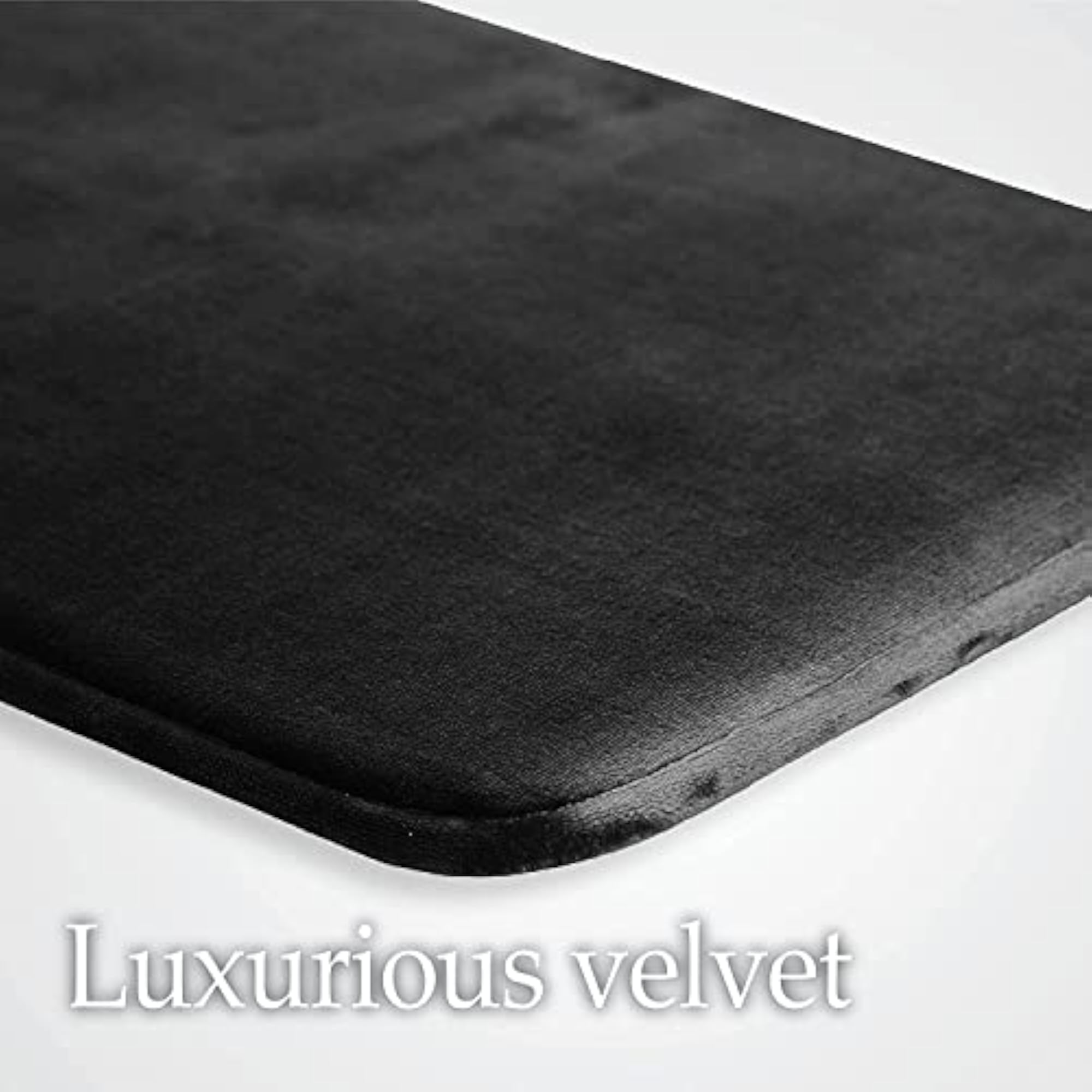 Memory Foam Bath Mat Set, Extra Soft Non-Slip Bathroom Rugs