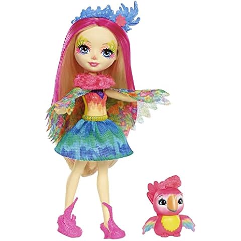 Enchantimals FJJ21 Peeki Parrot Doll, Multicolor Cover