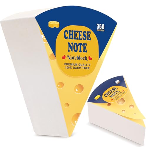 Notas adhesivas de queso Yexiya de 350 hojas con suministros divertidos de oficina y escuela