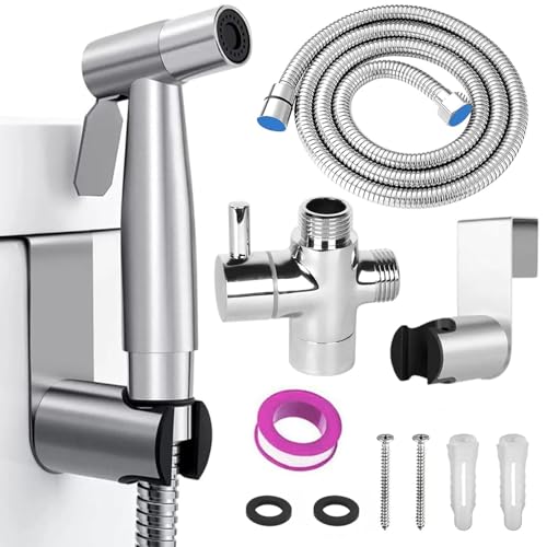 YIBEWANL Handheld Bidet Sprayer Stainless Steel