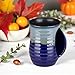 oojdzoo Hand Warmer Mug for Coffee Handmade Pottery (UPGRADED) - 16 Ounce Large Handwarmer Mugs Ceramic with Pocket Handles Gift for New Year Christmas, Keep Your Fingers Warming, Right Handed