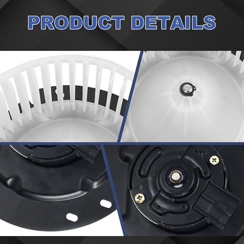 Image of PartsFlow 700220 Rear Blower Motor W /fan Cage For 1997-2013 Ford E-150 /E-250 /E-350 Super Duty /E-350 Econoline /E-150 Club Wagon /E-350 Club Wagon /E-150 Econoline Club Wagon /Econoline Super Duty