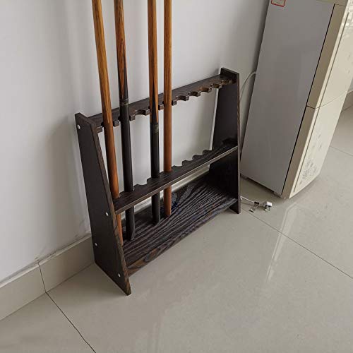 Porte-queues de billard d'angle autoportant pour rangement de 10 cannes et snooker