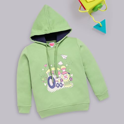 Image of LuvLap Baby Boys Full Sleeve Boys Hooded Sweatshirt & Pyjama Set