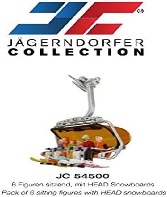 JaegerndorferJaegerndorferJC54500 Sitting Figures with Head Snowboards (6-Piece)