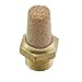 GZWZH 5PCS 1/8 Inch NPT Pneumatic Brass Exhaust Silencer Filter Suitable for Laboratory Gas Pipeline and Industrial Pneumatic Systems
