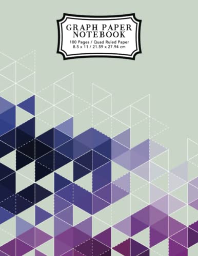 Graph Paper Notebook: Purple Grid Boxes | Grid Paper Composition Notebook, Graphing Paper, Quad Ruled (Math and Science Notebooks)