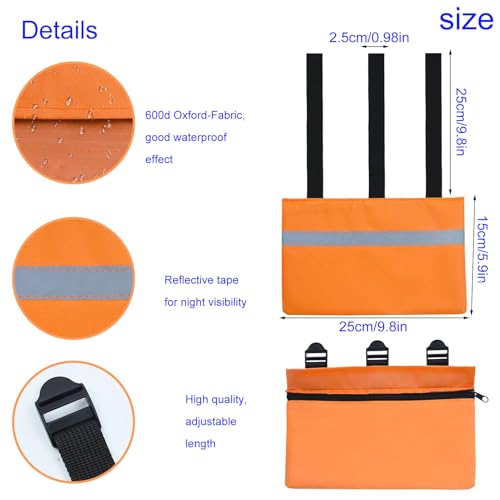 Image of Unifizz RV Sewer Weight Bag for RV Camper Trailers Reduces Accidental Spillage RV Hose Fastening Device with Reflective Strip Septic Hose Weight Bag RV Hose Support Sewer Hose Weights Hold down
