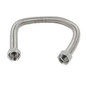 Muskan Enterprises -ME G3/4-inch 50cm 304 Stainless Steel Flexible Explosion-proof Shower Hose for Water Heater
