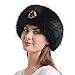 La Carrie Faux Fur Headband with Stretch Women's Winter Earwarmer Earmuff (Black with KGB)