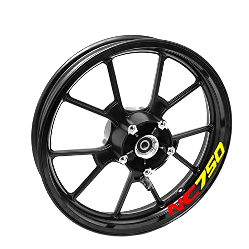 Autocollants réfléchissants jante Honda NC750 autocollant moto 3M A25