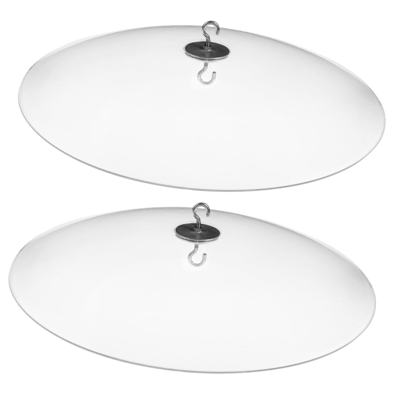2 Pz Copertura per mangiatoia per Uccelli protettore della mangiatoia per Uccelli deflettore per mangiatoia per Uccelli sospesi palo Scudo Copertura per mangiatoia Uccelli plastica