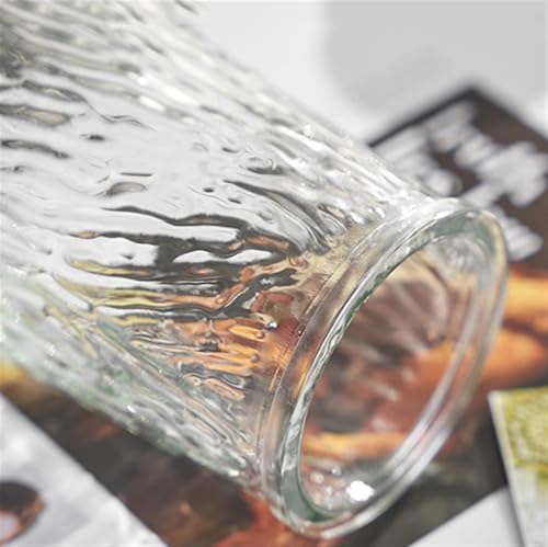 Vase en verre cône transparent grand modèle déco maison