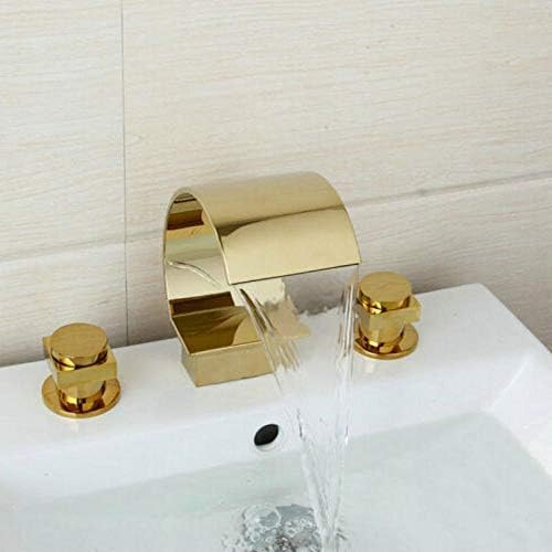 Robinet cascade doré pour une ambiance spa relaxante à la maison