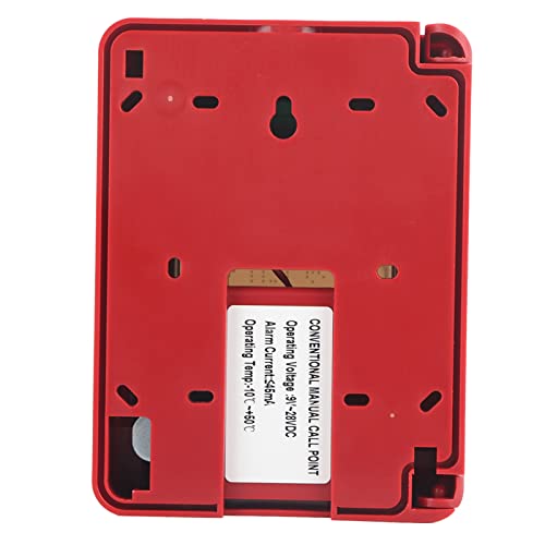 Feuermelder, Manuelle Zugstation mit Doppelter Aktion Brandmelder mit Manuellem Rufpunkt Ton- und Lichtalarm mit Tastensperre für Zugstationen oder Rufpunkte