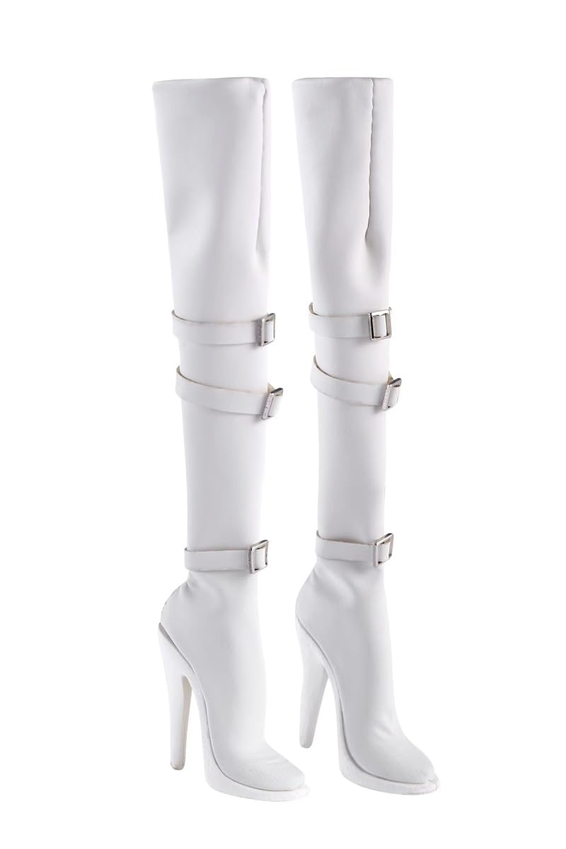 Bottes blanches 1/6 pour figurine féminine AMITD