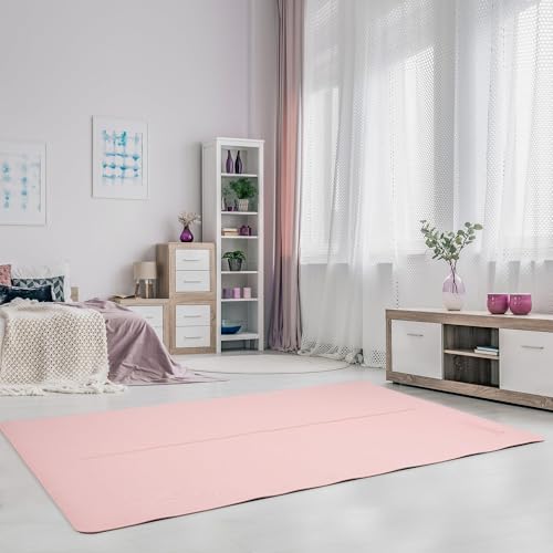 Image of Gogokiwi Large Yoga Mat (6'x4') - 1 /4 inch & 1 /2 inch Thick Exercise Mats for Home Workout, Extra Wide Workout Mats for Home Gym, Yoga, Pilates, Stretching, Floor & More