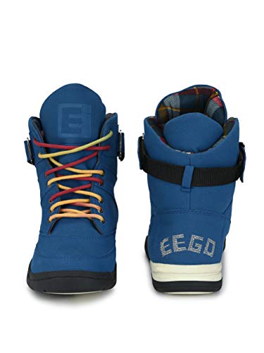 Image of Eego Italy Premium High Top Men's Boots (NR-6-NAVY-6)