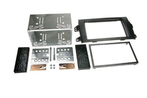 Support 2-DIN Fiat Sedici 2006 Suzuki SX 4 2006 noir entretoise autoradio