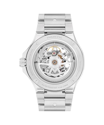 Movado S.E. Men’s Automatic Watch – 43.5 mm Stainless Steel, Bracelet, Self-Winding, Elegant Luxury Timepiece, Gift for Him3