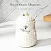Young's Inc. Ceramic Honey Jar with Lid and Wooden Honey Dipper - Farmhouse Kitchen Decor - Tea Accessories