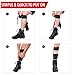 POLICE Ankle Holster for Concealed Carry, Leg Gun Holster Pistol Airsoft Holsters, Comfortable & Durable Gun Holsters for Women Man, Left Right Handed - Universal Fits Various Gun Sizes and Brands.