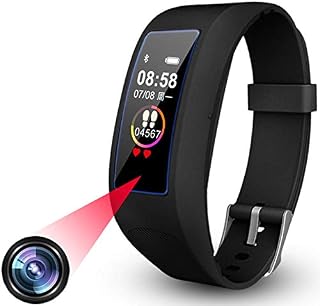 Wearable Camera Smart Watch, 1080P HD Camera Invisible Lens Camcorder Watch, Mini Video Audio Recording Watch for Android iOS 32GB