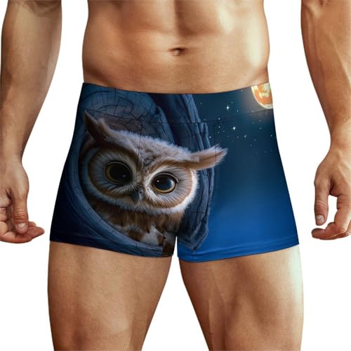 Men & Boy's Drawstring Swim Briefs Bathing Suit