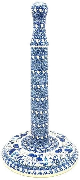 Polish Pottery Paper Towel Holder - Evening Poppies