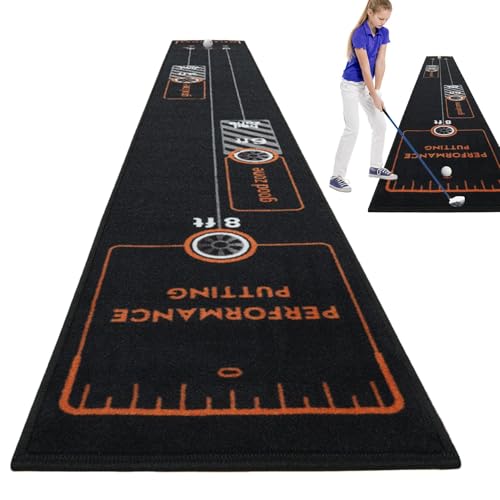 Tapis d'entraînement de golf portable pour le putting à la maison