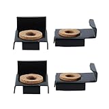 Matériau de qualité : Fabriqué en métal robuste, il permet de fixer les miroirs fermement et de manière stable au mur, sans altérer l'aspect du miroir.