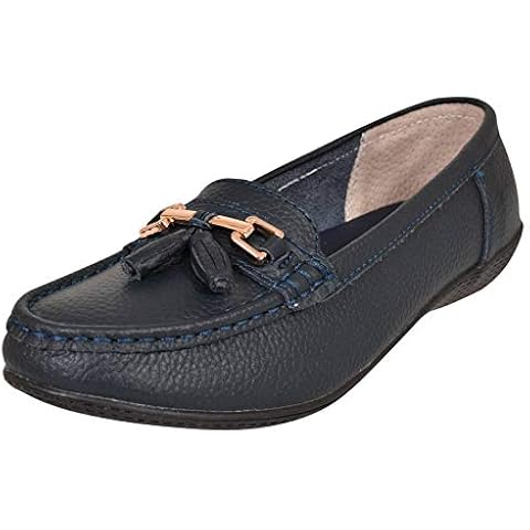 Jo & Joe Ladies Nautical Wide Fit Shoes Cover