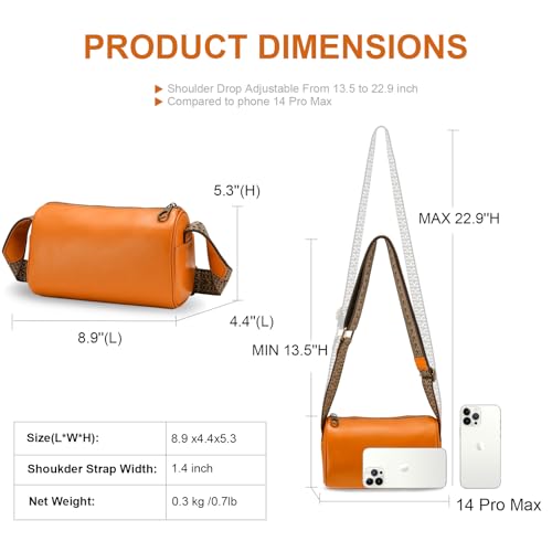 Yonami Genuine Leather Crossbody Bags - Trendy Small Purses for Women3