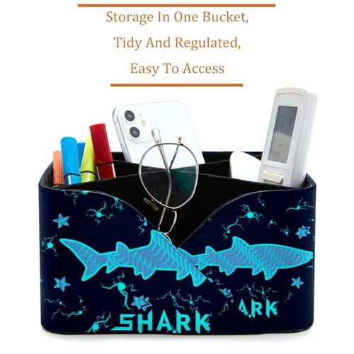 Organisateur requin multifonction avec rangement papeterie et art