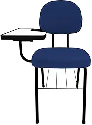 Cadeira Secretária com Porta Livros Universitária Ecoflex