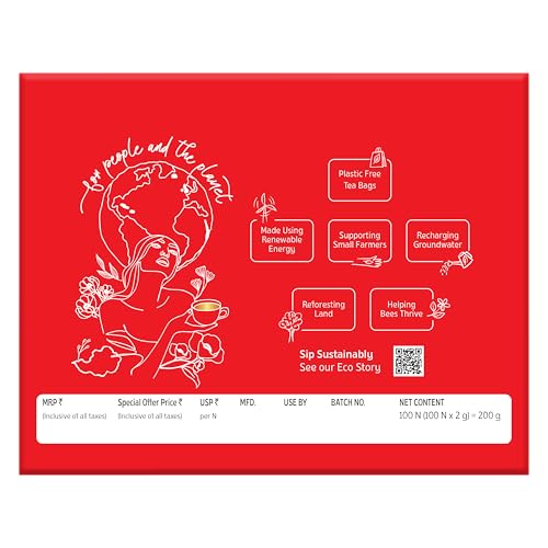 Image of TE-A-ME Classic Assam Tea Bags 100 | Black Tea Bags | Assam Teabags (Pack of 2)