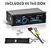 BOSS Audio Systems MR1308UABK Marine Boat Stereo – Single Din, Bluetooth, No CD DVD Player, AM/FM Radio Receiver, Aux-in, USB