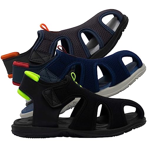 Sandália Papete Menino Nº 28 Ao 33 Casual Masculina 15.04J (Preto, Infantil, br_footwear_size_system