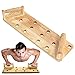 FREJSQC solid wooden Push Up Board,Push Up Stand,Portable Gym Accessories, Strength Training Equipment, Original Patent design â€“ Home Workout Equipmentï¼Œfor men and Women (Ash Wood)