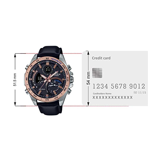 Casio Edifice Analog-Digital Rose Gold Dial Men ECB-900GL-1BDR (EX531) - Image 7