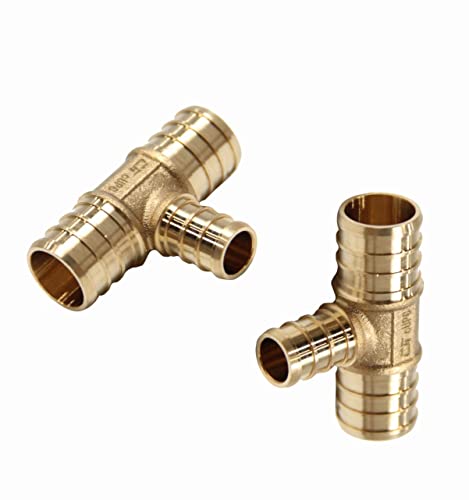 2-PACK EFIELD Pex 3/4" x 3/4" x 1/2" Reducing Tee(PEX1807076-2)