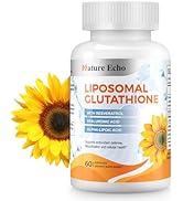 Liposomal Glutathione Supplement 1200MG with Reduced Glutathione, Resveratrol &amp; Hyaluronic Acid ,...