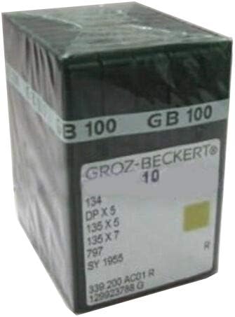 100 Groz-Beckert 134 135X5 DPX5 SY1955 797 Sewing Machine Needles Singer PFAFF (Size 11 (Metric 75))