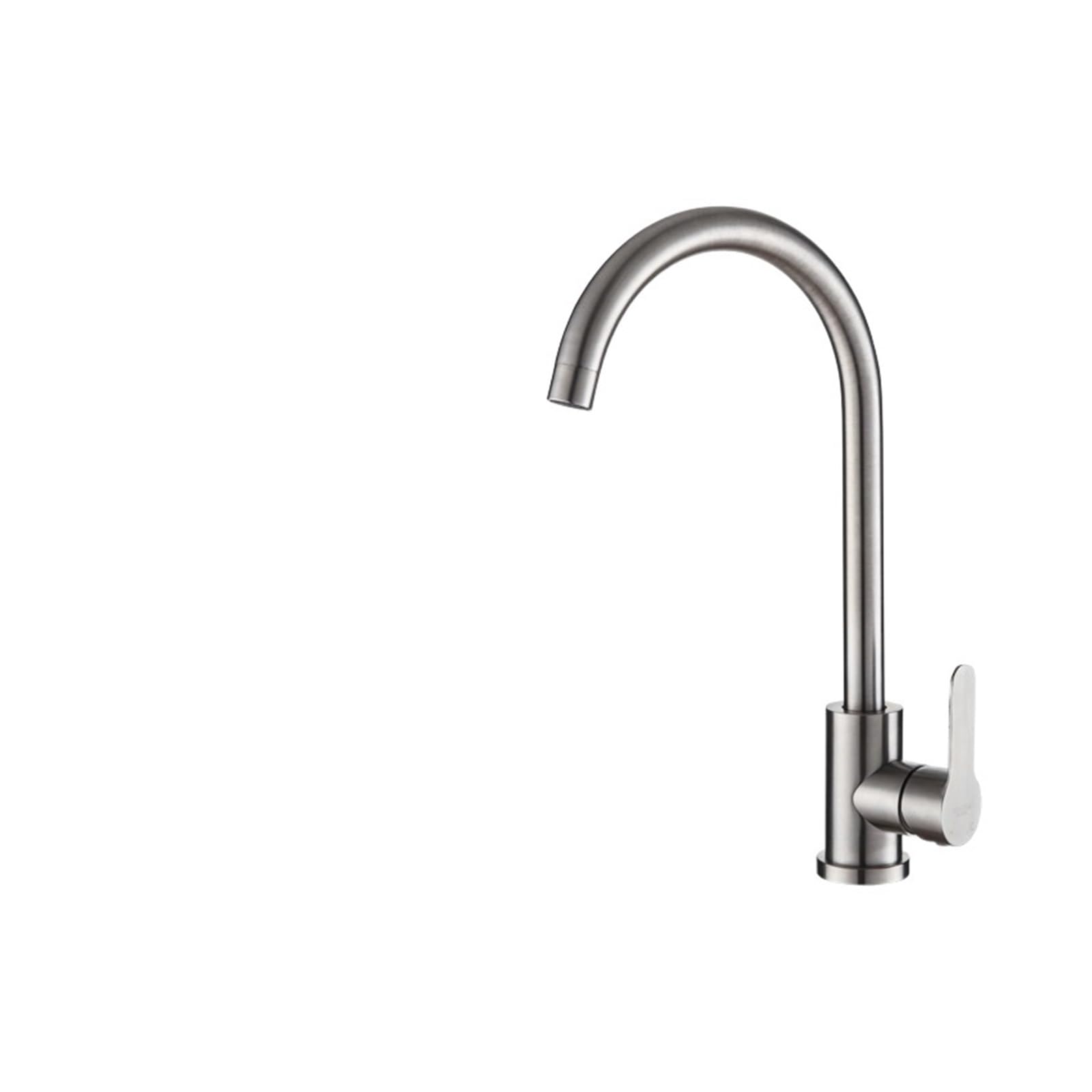 Grifo de cocina a prueba de salpicaduras y caño giratorio universal de acero 304