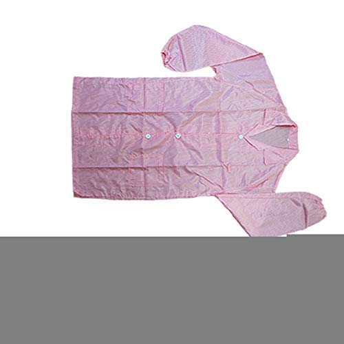 Bata antiestática rosa L de protección laboral textil conductiva ESD 2