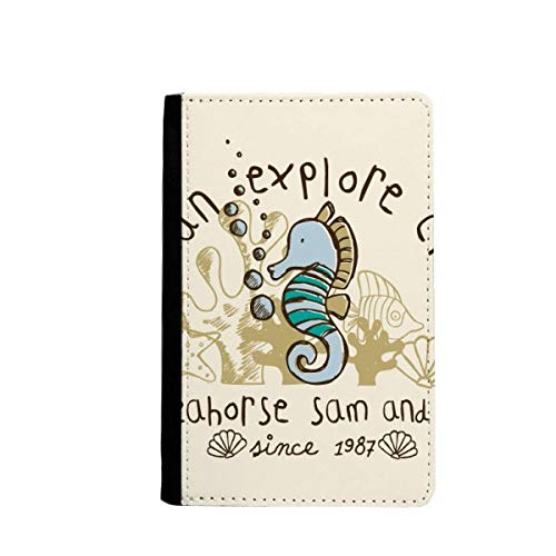 Étui portefeuille hippocampe 3.7x5.8" multicolore